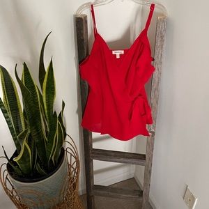 Monteau Red Blouse